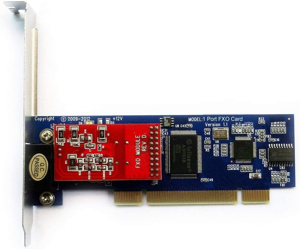 FXO Card with 1 FXO Port PCI Slot F8970