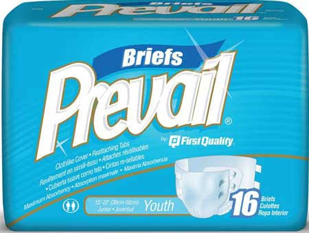 Specialty Size Briefs Youth Case of 96 M843424