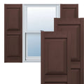 14 3/4x22W x 75x22H Vinyl Raised Panel Shutters L4190