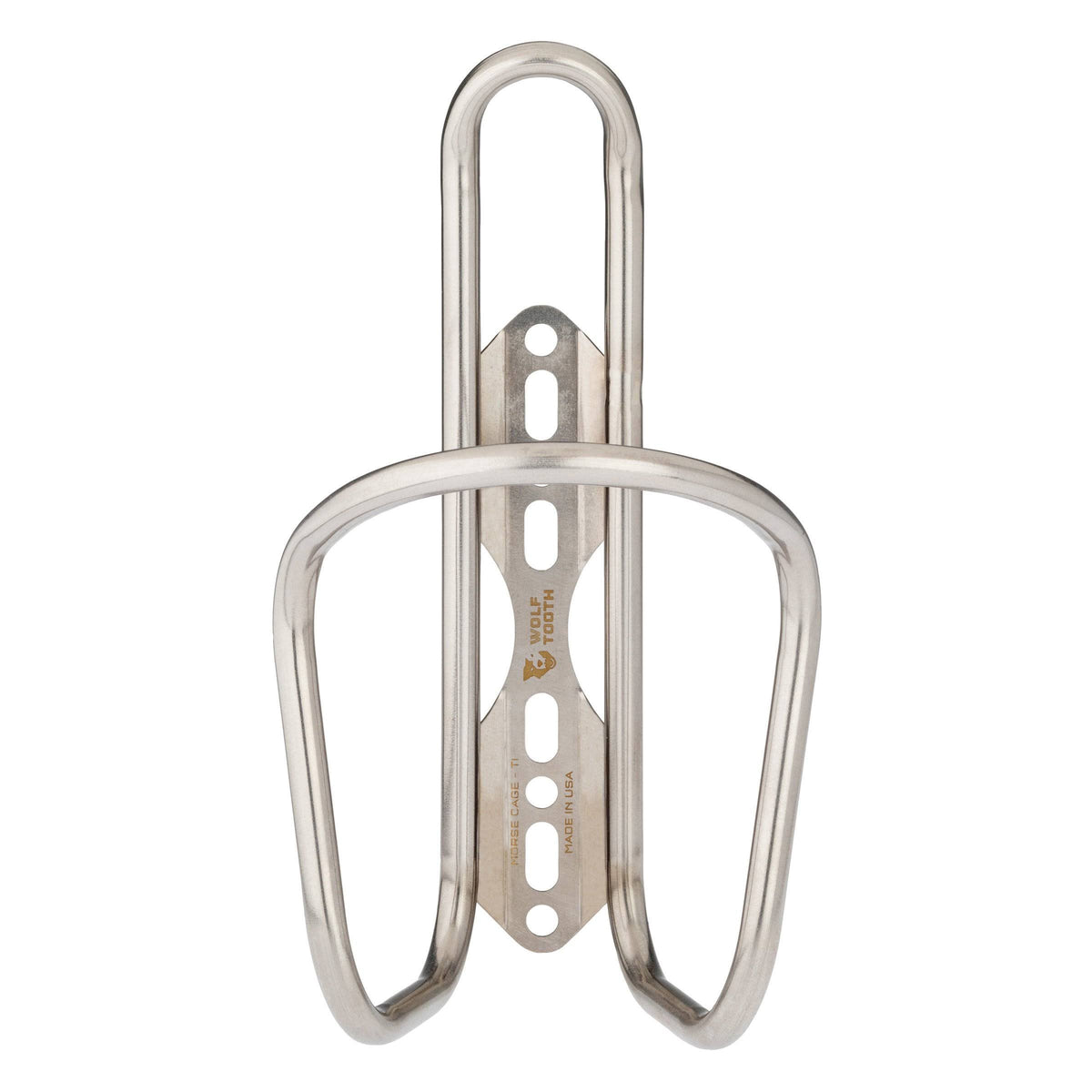 Titanium Silver Bottle Cage M42958