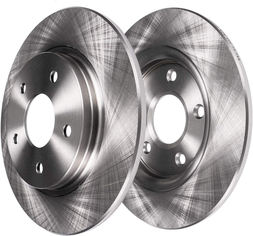 12 Rear Disc Rotors + Ceramic Brake Pads 4pc Set U459