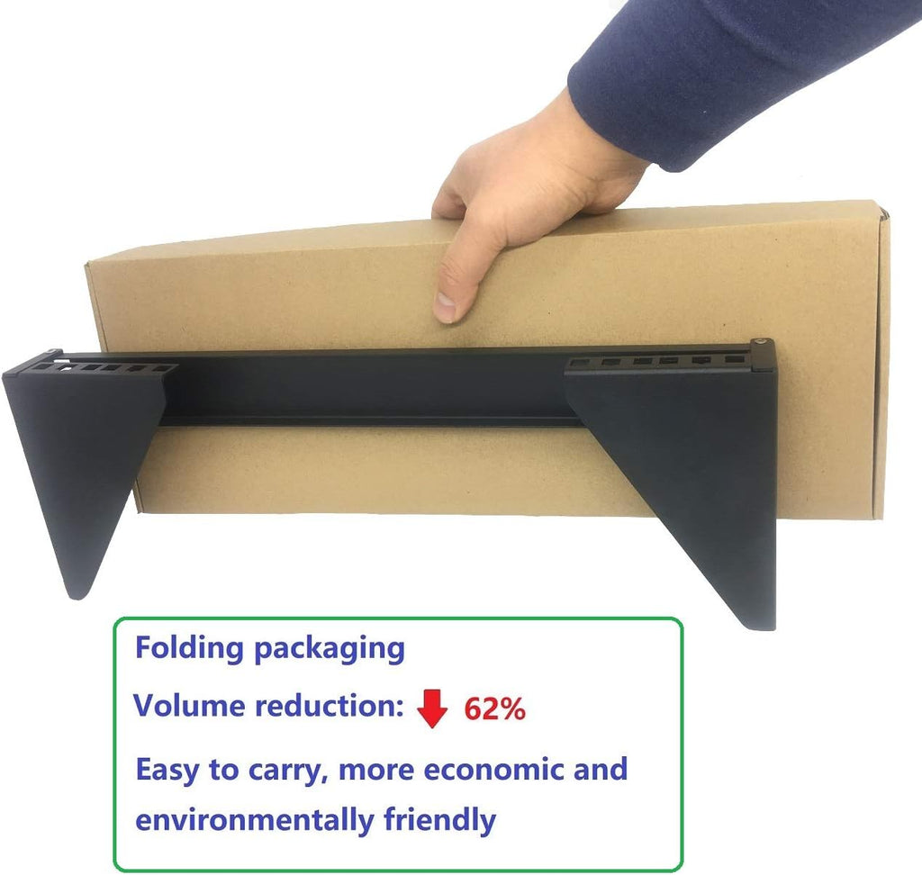 19 Inch 2U Heavy Duty Vertical Wall Mountable Rack Pack of 2 X57753