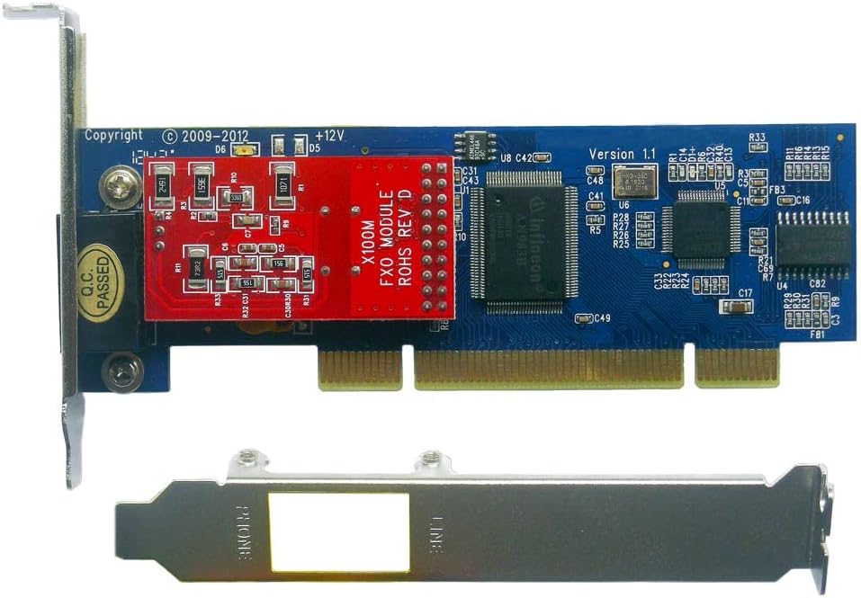 FXO Card with 1 FXO Port PCI Slot F8970
