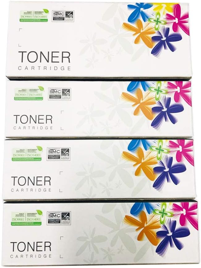 Replacement Toner Cartridge for Xerox Phaser 6000 6010 Workcentre 6015, 4-Pack J375836