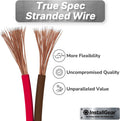 16 Gauge AWG 100ft Speaker Wire Cable Red/Black Pack of 2 I5888