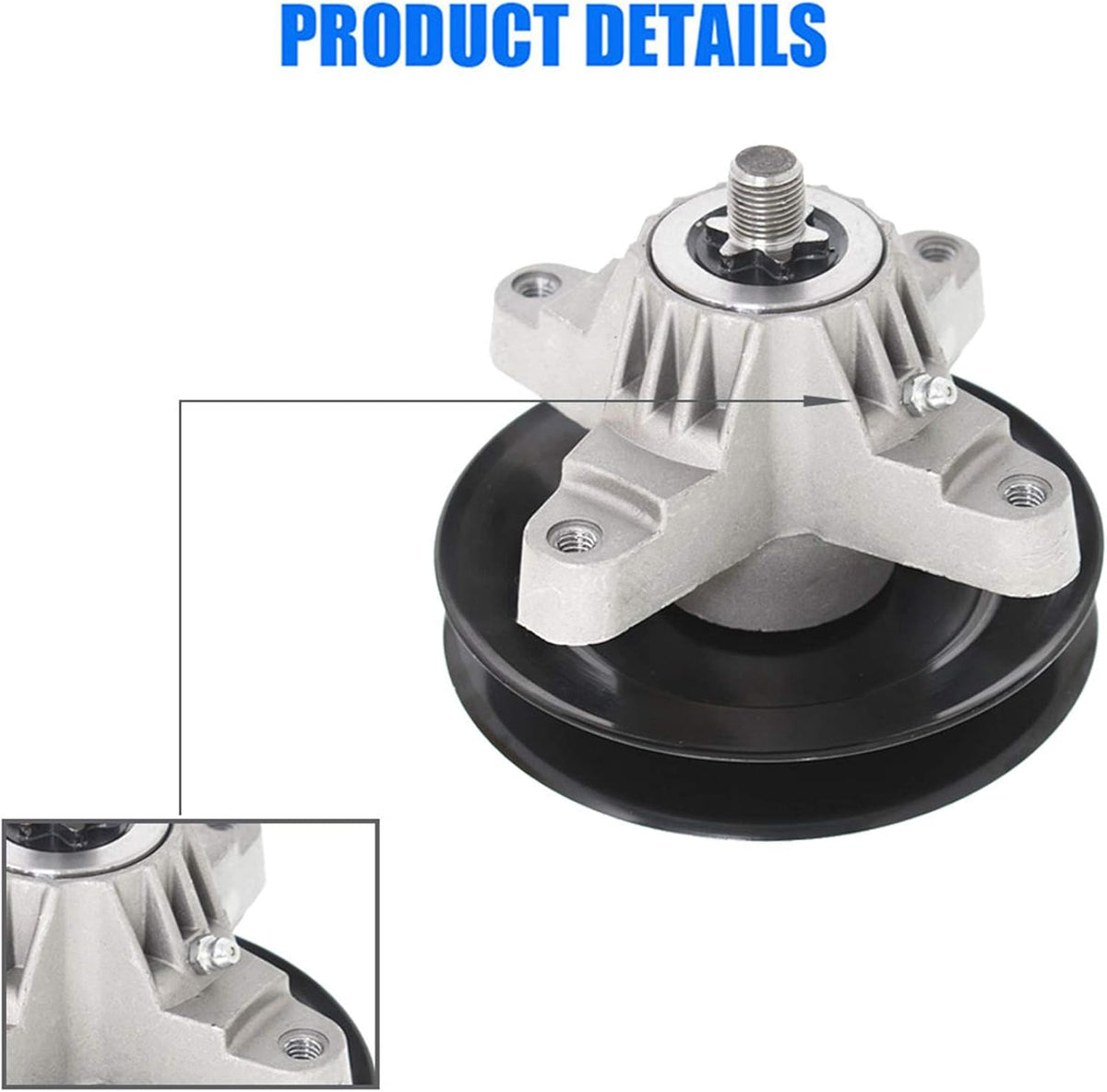 2 Pack Spindle Assembly with Pulley V2266