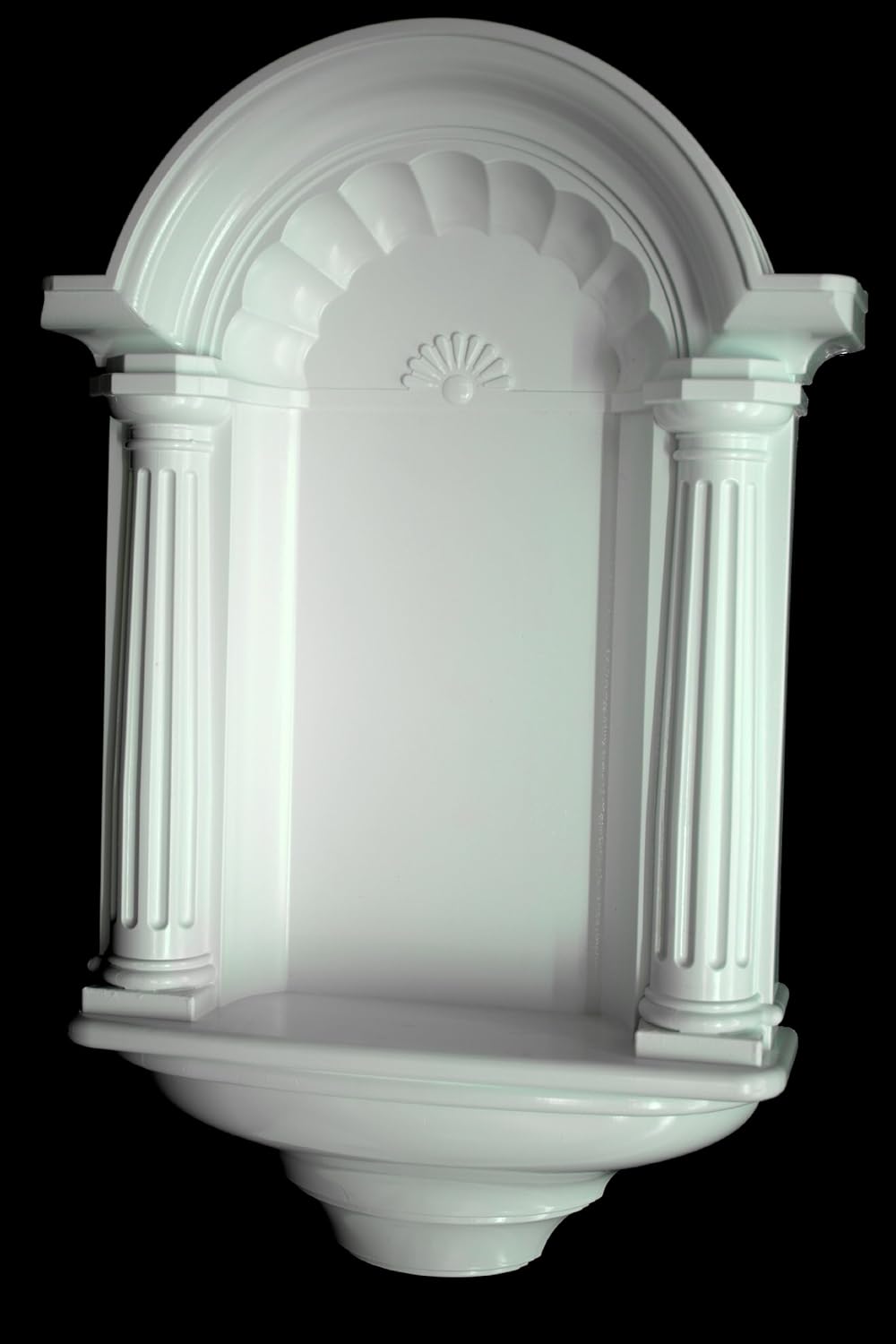 White ABS Plastic Wall Niche G651389