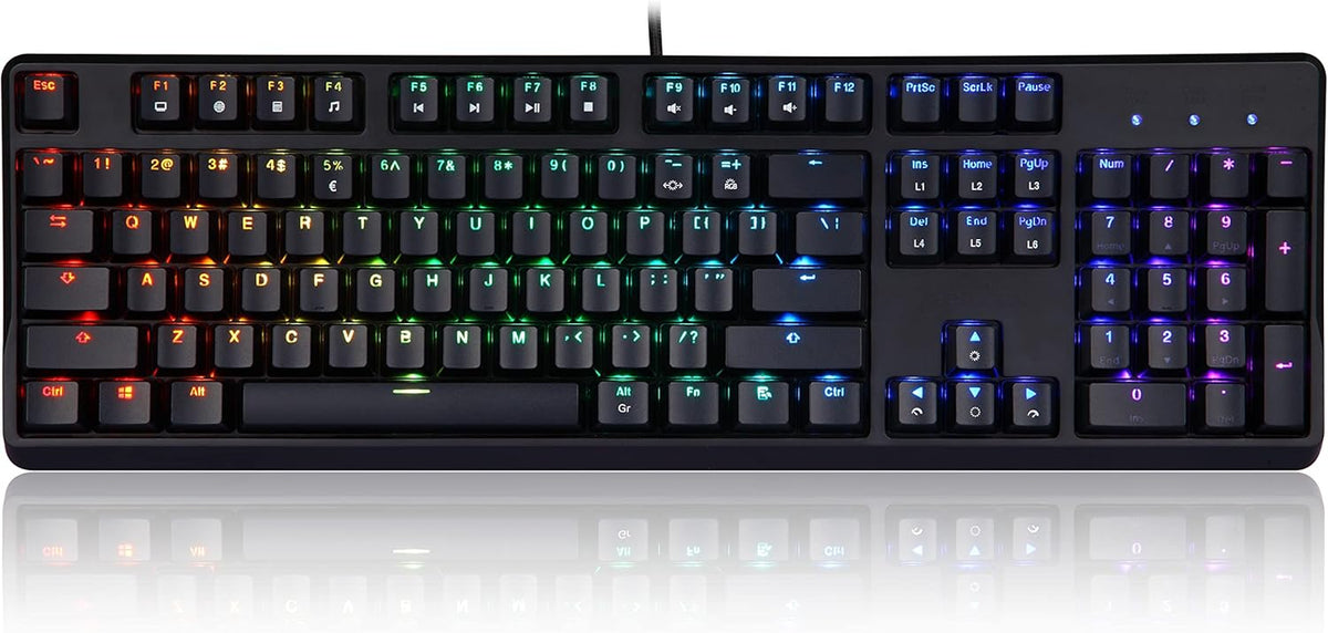 Wired USB Mechanical Gaming Keyboard U21462