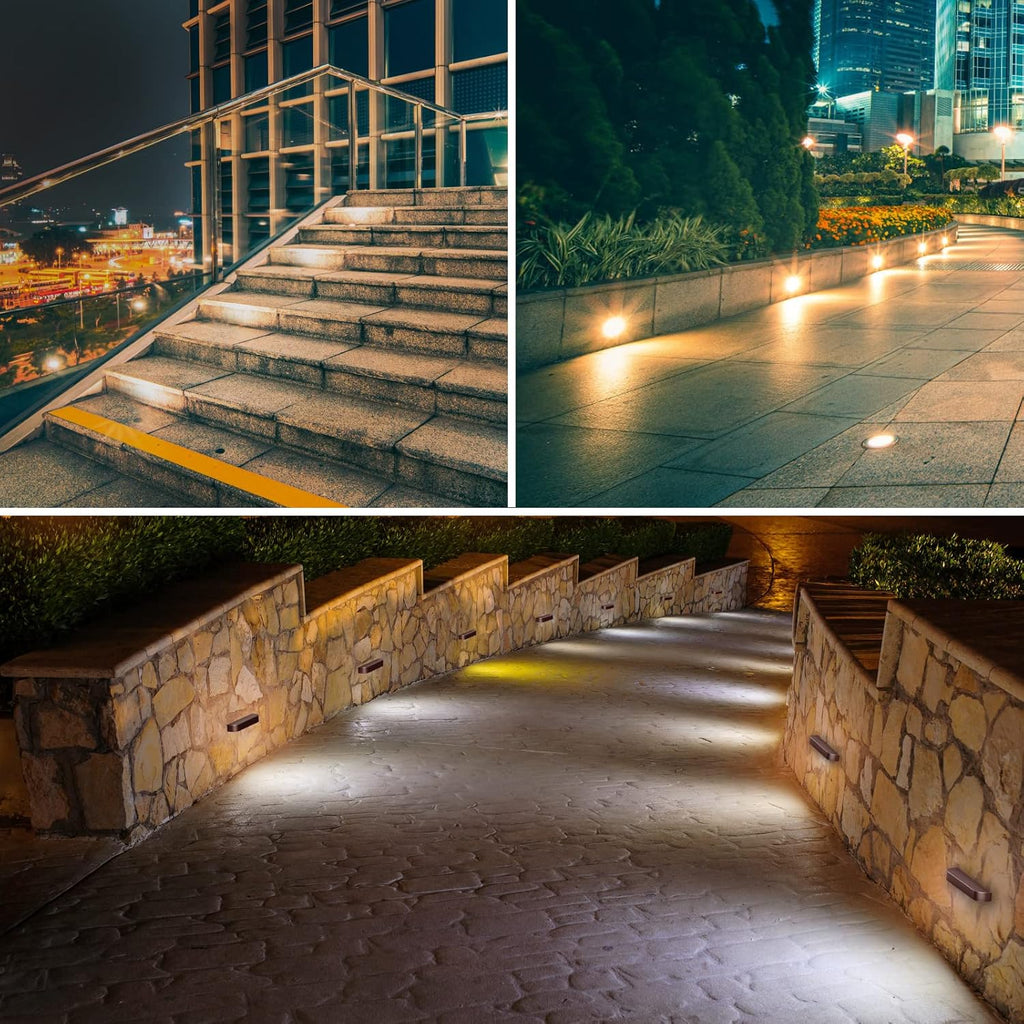 4-Pack 7-Inch LED Retaining Wall Lights O265634