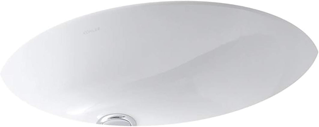 White Under-Mount Bathroom Sink Z58452