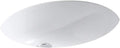 White Under-Mount Bathroom Sink Z58452