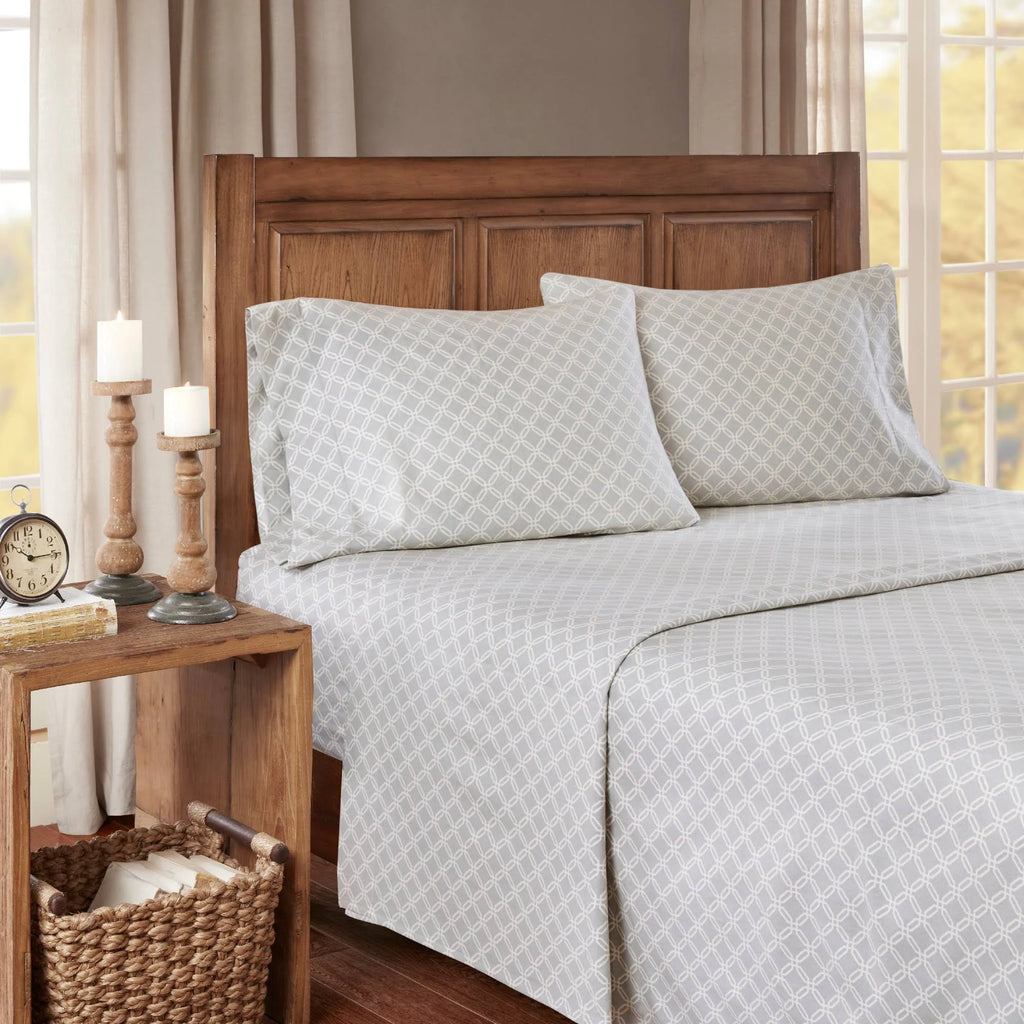 Grey Flannel California King Sheet Set N5039