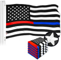 2x3 FT Embroidered U.S. American Flag with Brass Grommets T7525