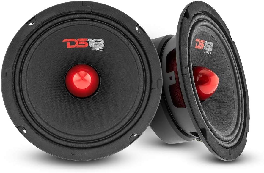 6.5 Midrange Car Door Speakers 480W Max 8 Ohms (2 Speakers) D895580