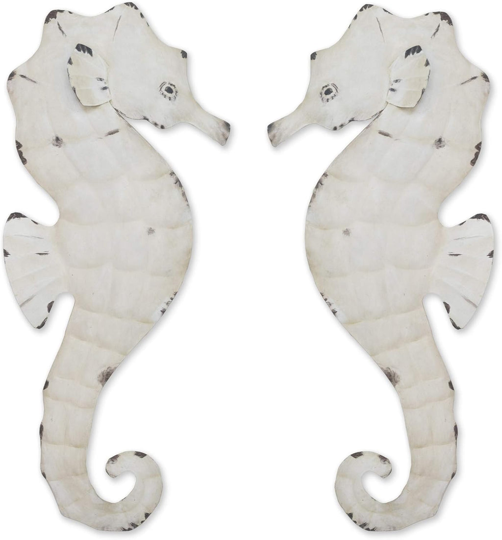 Seahorses Metal Beach Wall Decor T3032