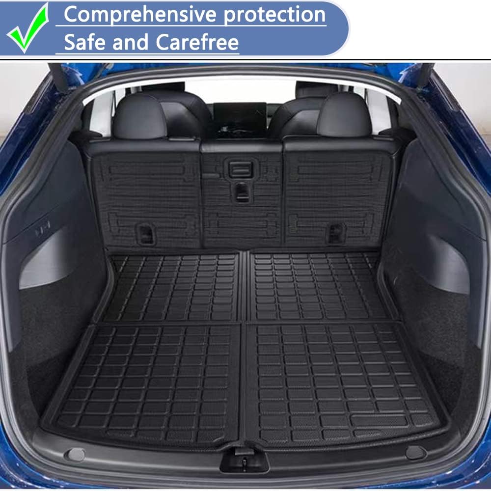 Black TPO Cargo Liners Trunk Mats L7629