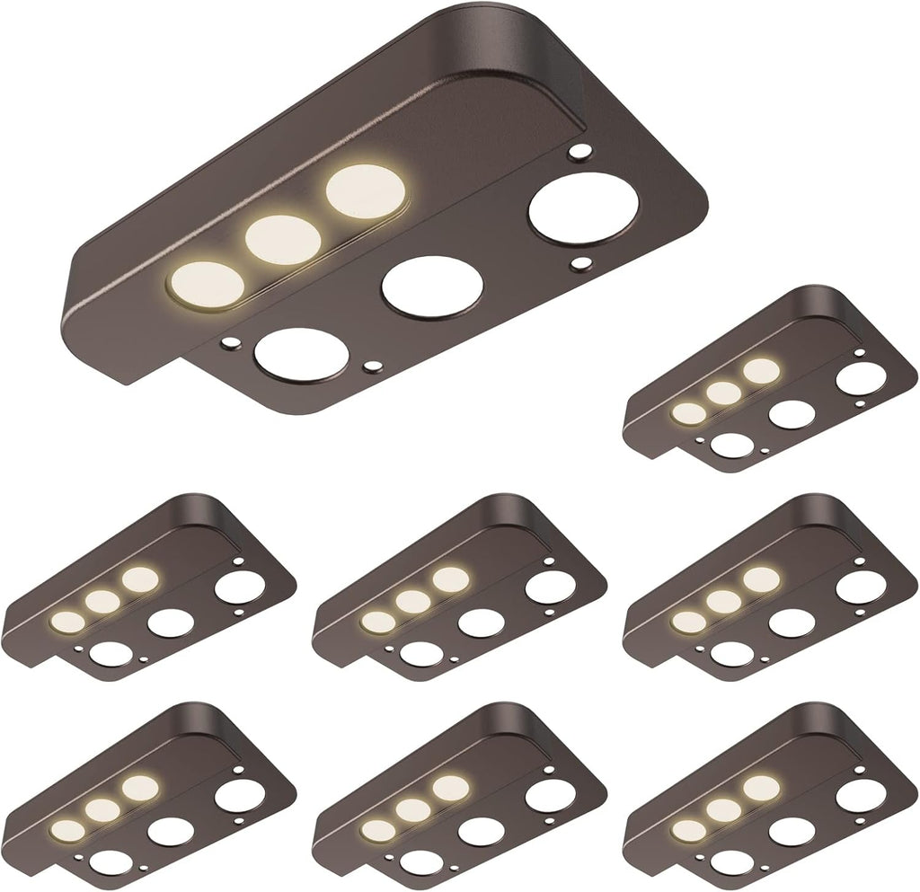 4-Pack 7-Inch LED Retaining Wall Lights O265634