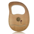 16-String Mahogany Wood Lyre Harp with Carry Bag H54264