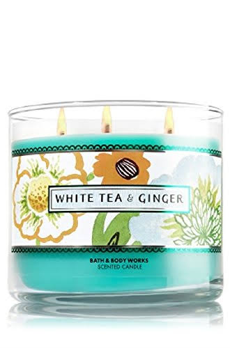 White Tea & Ginger 3 Wick Scented Candle 14.5 oz W78075
