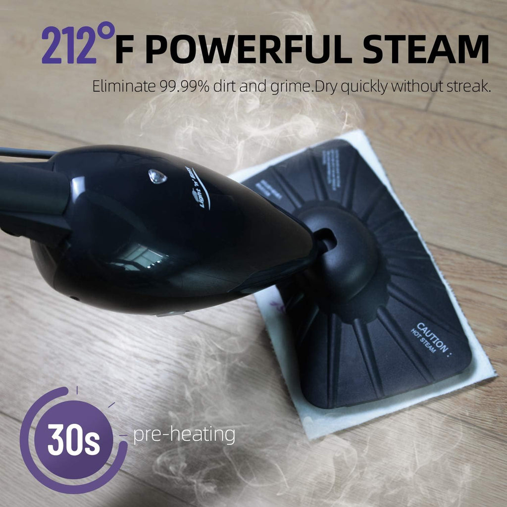 Ultra-Lightweight Steam Mop for Hardwood Tile Laminate Vinyl Carpet F633388