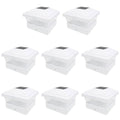 White 8 Pack Solar LED Post Deck Cap G9744