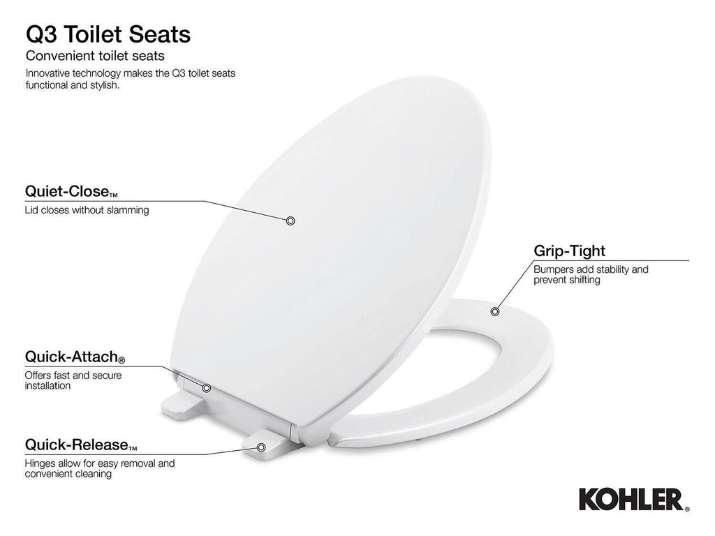 Elongated Toilet Seat A980