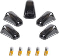 5 PCS Smoke Cab Marker Lights with Amber LED Bulbs H48956