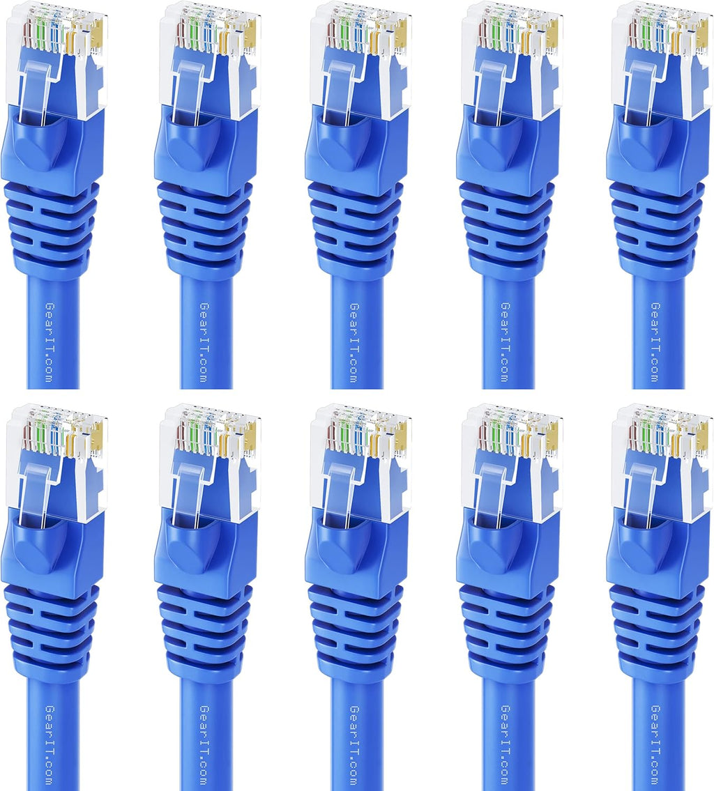 Cat5e Ethernet Patch Cable 3 Feet Blue T98838