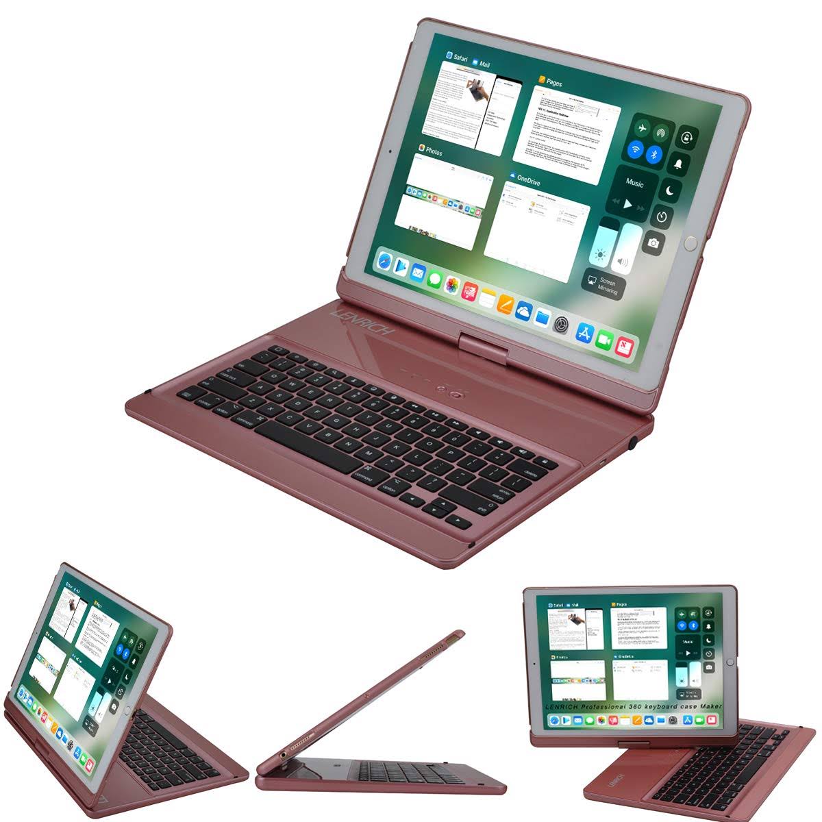 iPad Pro 12.9 Keyboard Case 360 Rotatable Wireless K565256