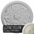 Hand-Painted Clear Yellow Ceiling Medallion U93593