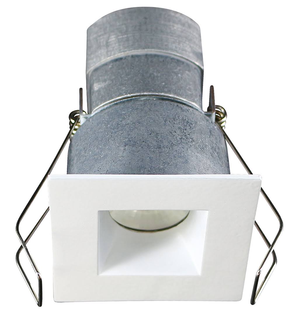 2 inch Mini Recessed LED Square White 24V 6W 3000K X783555