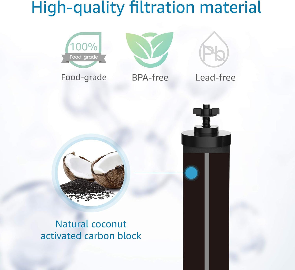 Water Filter Replacement Pack of 2 V615