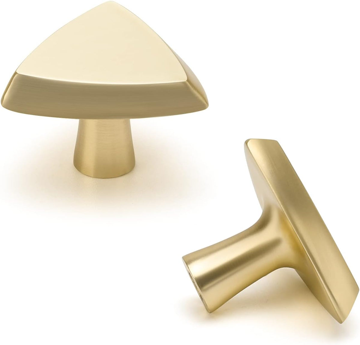 Brushed Brass Cabinet Knobs 10 Pack F686069