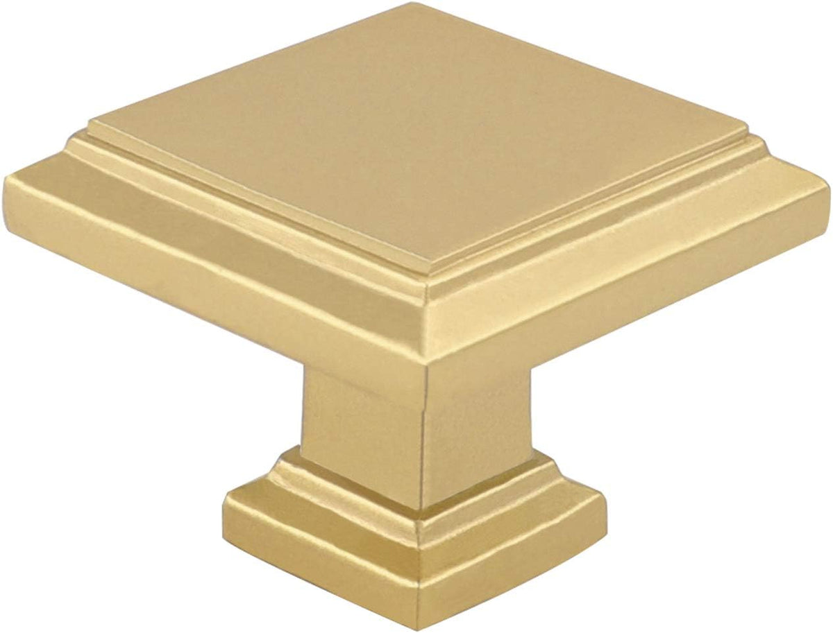 Brushed Brass Cabinet Knobs 10 Pack F686069