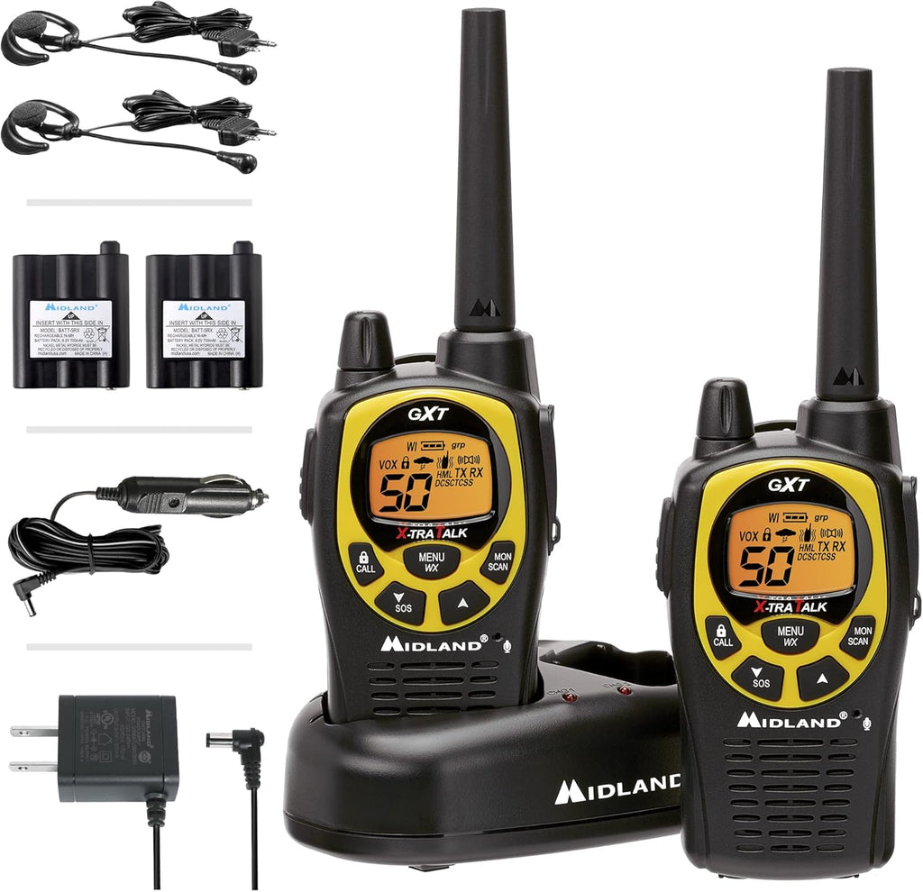 50 Channel Waterproof GMRS Two-Way Radio 3-Pack T47450
