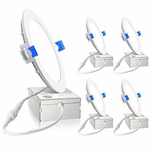 4 Pack 6 inch Ultra-Thin LED Recessed Ceiling Light J6708