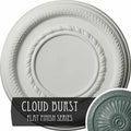 12 5/8x22OD x 1 1/8x22P Hand-Painted Ceiling Medallion U39529