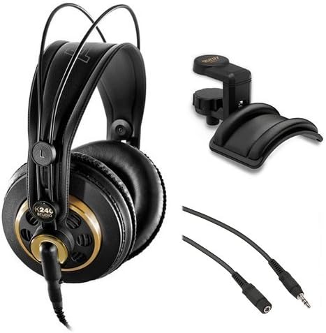 Semi-Open Stereo Headphones with Headphone Holder and Extension Cable E659