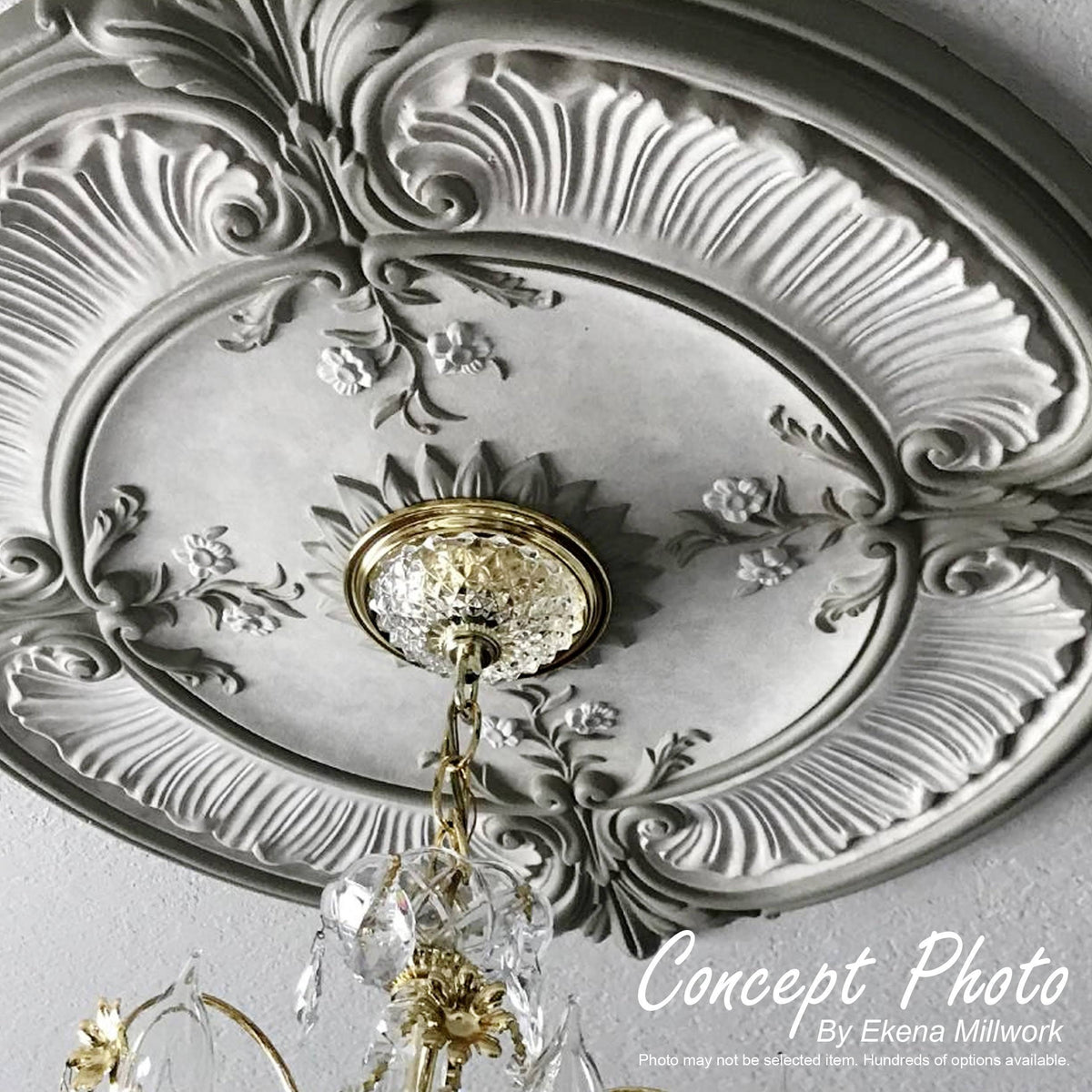 Hand-Painted Ceiling Medallion P2143