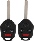 4 Buttons Keyless Key Fob Remote Control Car Key 315MHz Transmitter Replacement Pack of 2 Z260