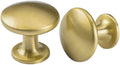 Brushed Brass Cabinet Knobs 10 Pack F686069