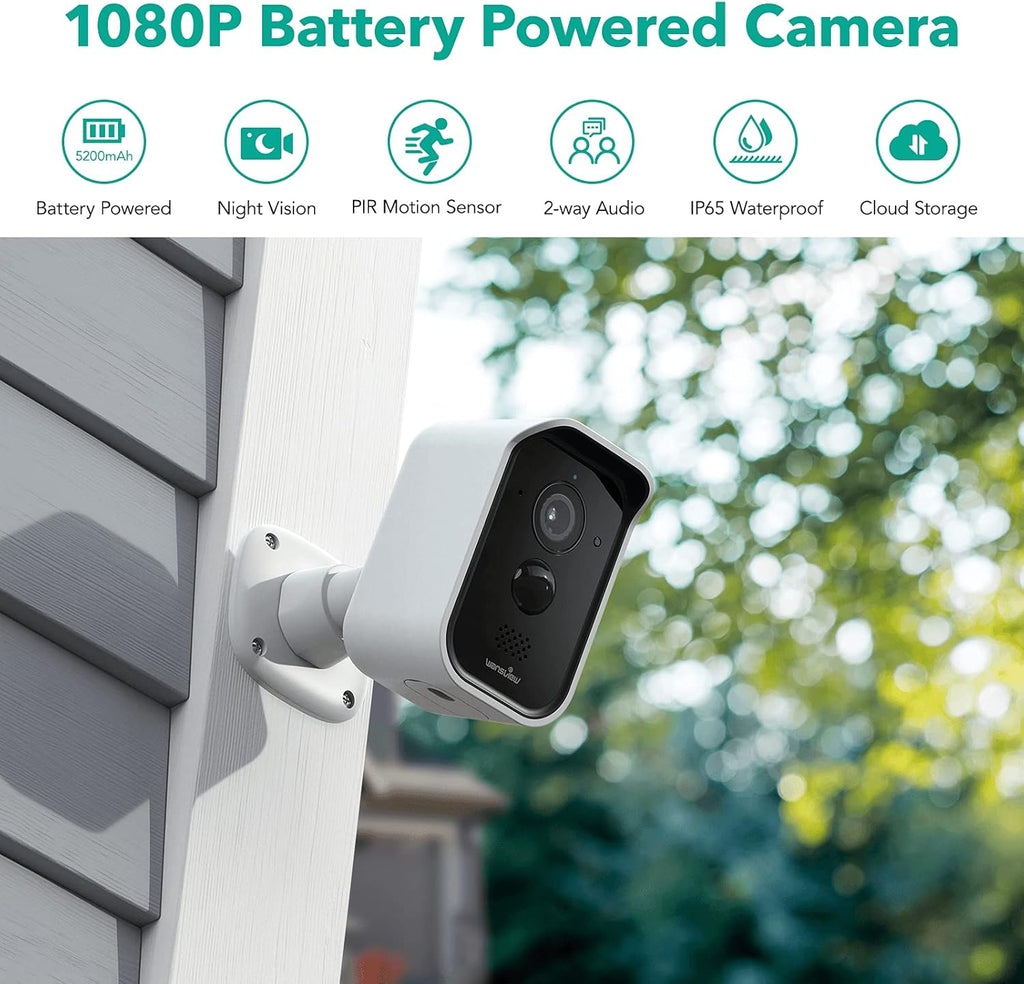1080P HD Wireless Rechargeable Battery Powered Security Camera J659246