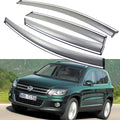 Car Window Visor Vent Shade Deflector Sun Rain Fog Guards L825903