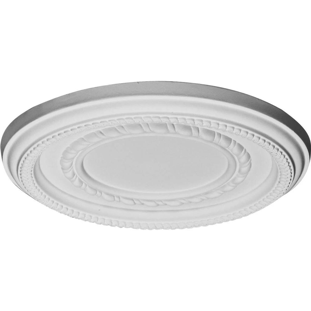 12 5/8x22OD x 1 1/8x22P Hand-Painted Ceiling Medallion U39529