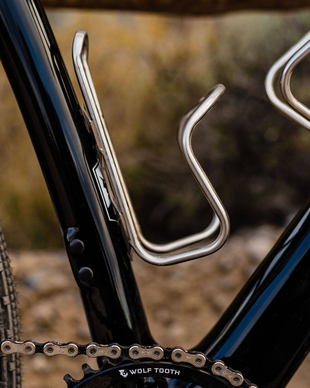Titanium Silver Bottle Cage M42958