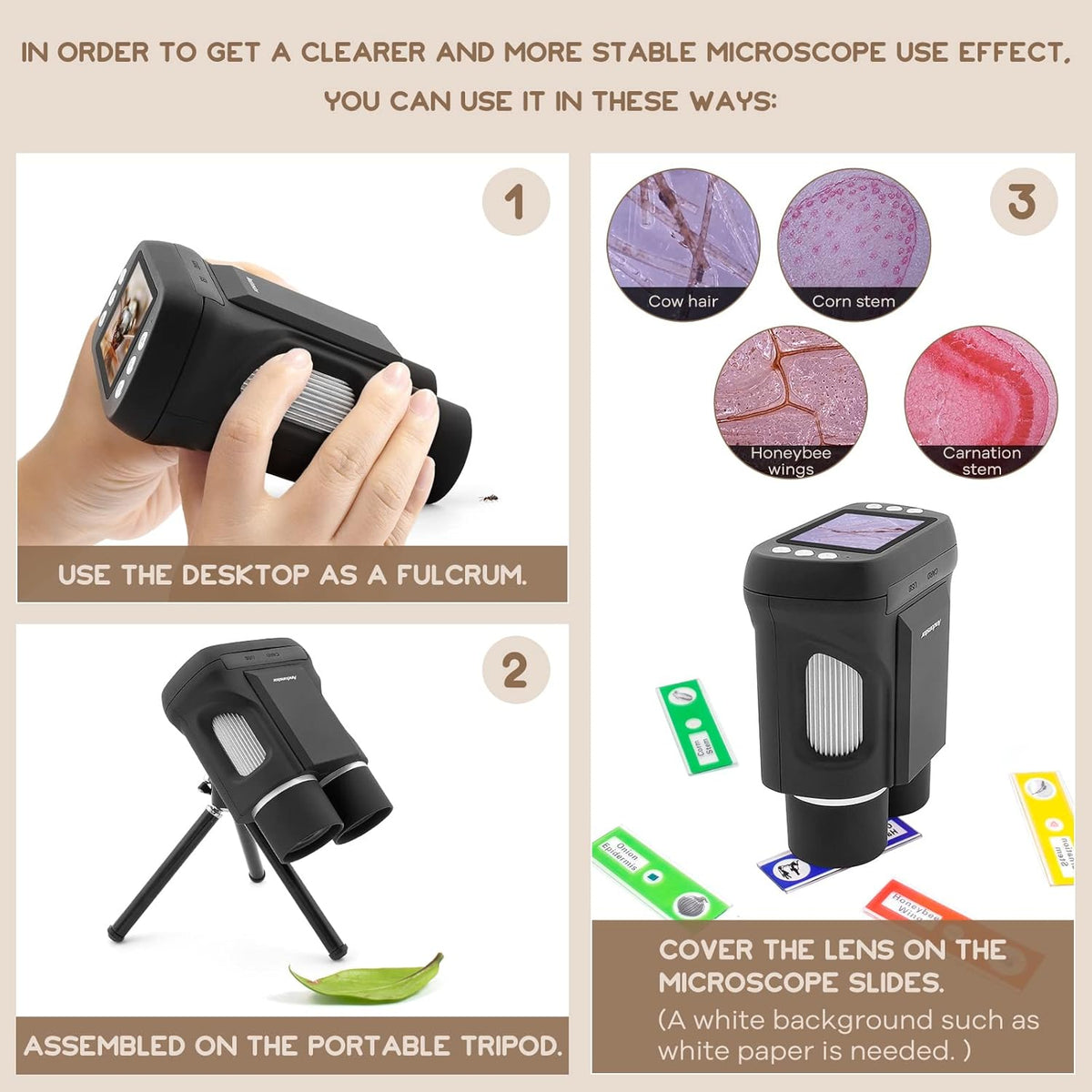 Portable Handheld Microscope Binoculars N172