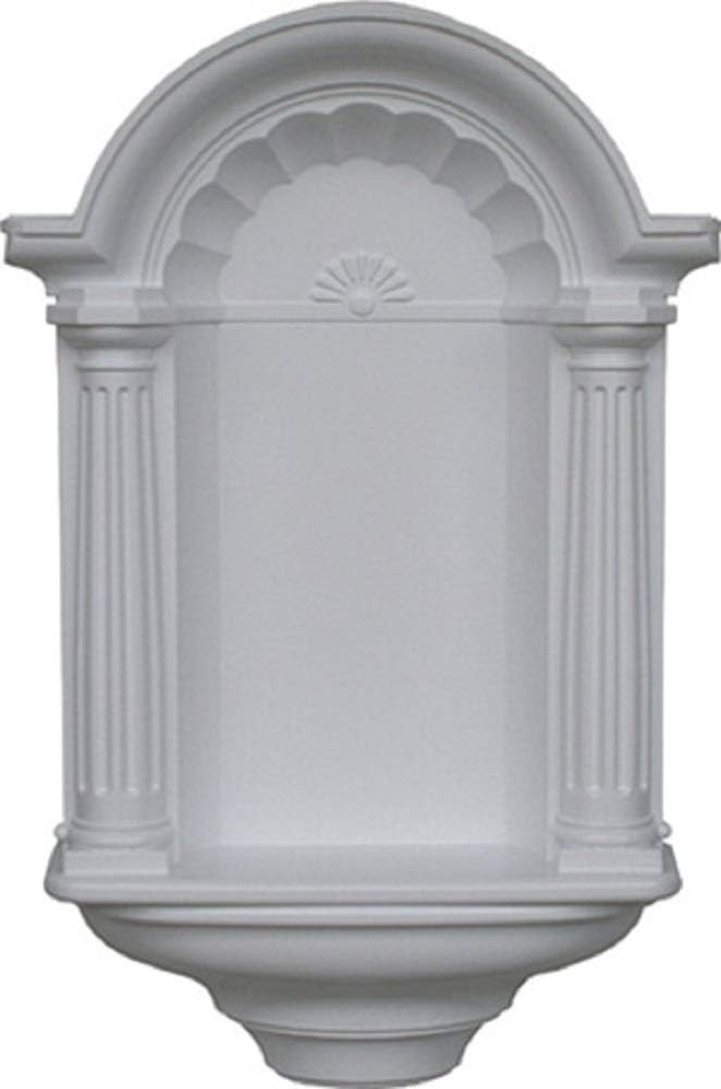 White ABS Plastic Wall Niche G651389