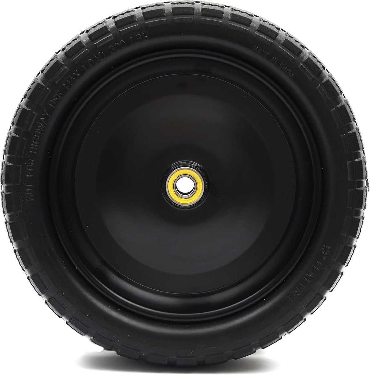 2-Pack 13'' Solid Polyurethane Flat-Free Tire and Wheel Assemblies I578749