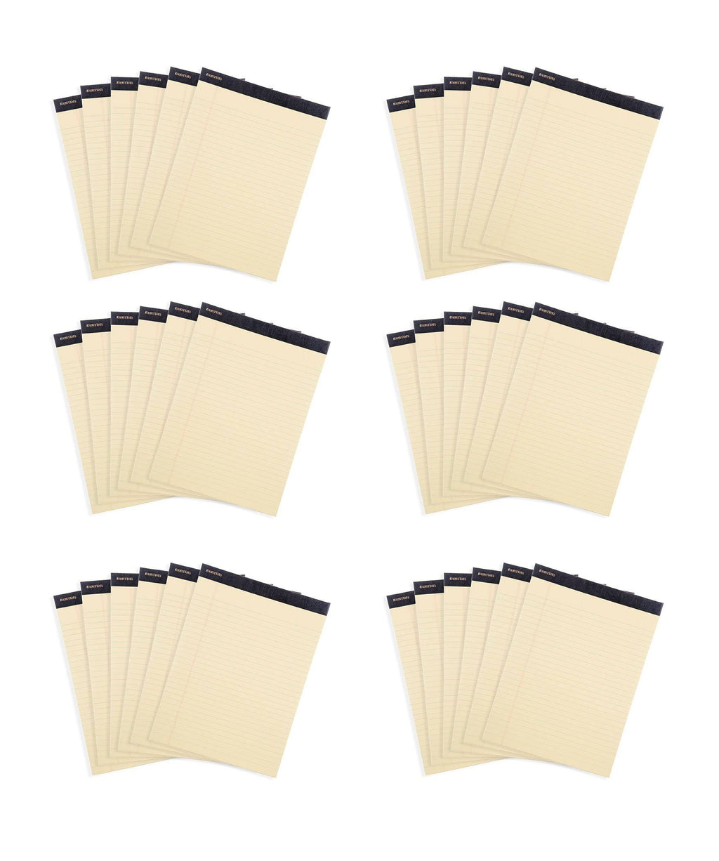 Letter Wide Ruled Legal Pads 36 Pack X25470