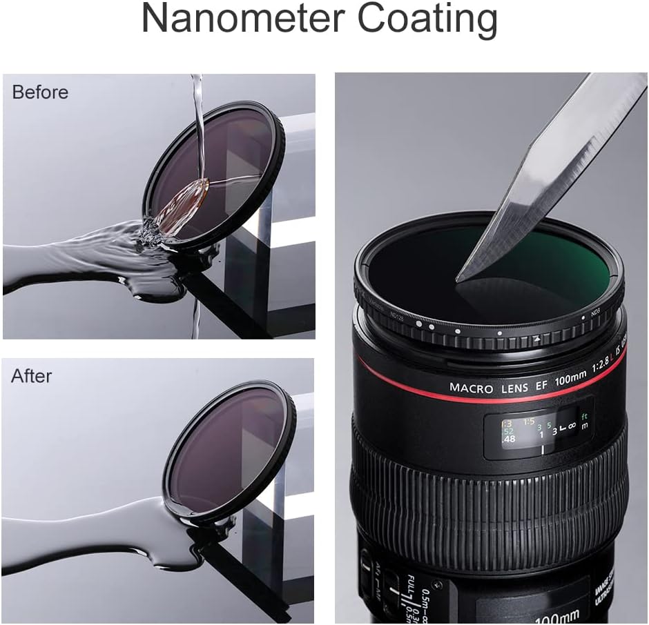 67mm Variable ND Filter ND8-ND128 3-7 Stop G196